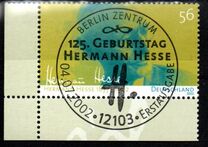 [The 125th Anniversary of the Birth of Hermann Hesse, 1877-1962, tip BZL]