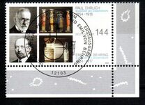 [The 150th Anniversary of the Birth of Nobel Prize Winners Paul Ehrlich & Emil Adolph von Behring, tip CDR]