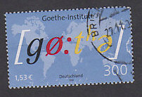 [The 50th Anniversary of the Goethe Institute of the German Language, type BWD]