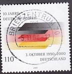 [The 10th Anniversary of the Re-union of Germany, type BUQ]