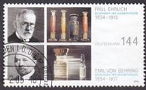 [The 150th Anniversary of the Birth of Nobel Prize Winners Paul Ehrlich & Emil Adolph von Behring, tip CDR]