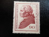 [The 250th Anniversary of the Birth of Immanuel Kant, Philosopher, type VY]