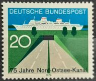 [The 75th Anniversary of the Kieler Canal, type QB]