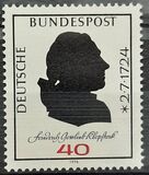 [The 250th Anniversary of the Birth of Friedrich Gottlieb Klopstock, Poet, type WB]