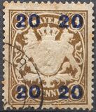 [No.62 Overprinted New Value, type X]