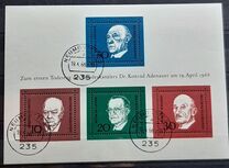 [The Memorial Edition of Konrad Adenauer, type NI]