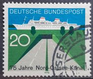 [The 75th Anniversary of the Kieler Canal, type QB]