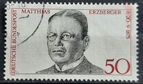 [The 100th Anniversary of the Birth of Matthias Erzberger, Polititian, type YF]