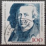 [The 250th Anniversary of the Birth of Matthias Claudius, Poet, type AUU]