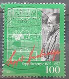 [The 100th Anniversary of the Birth of Sepp Herberger, Football coach and Player, tip BLF]