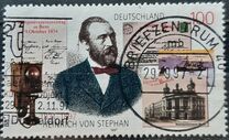 [The 100th Anniversary of Heinrich von Stephan, Postmaster, tip BLV]