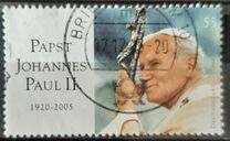 [Pope John Paul II Memorial Stamp, tip CGG]