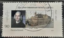 [The 300th Anniversary of the Birth of Johann Christian Senckenberg, 1707-1772, tip CKL]