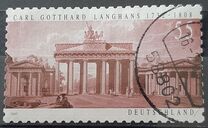 [The 275th Anniversary of the Birth of Carl Gotthard Langhans, 1732-1808, tip CMC]