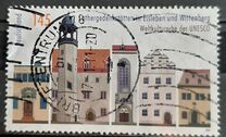 [World Heritage of UNESCO - Luther Memorials in Eisleben and Wittenberg - Joint Issue with the UN, type CPF]