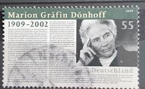 [The 100th Anniversary of the Birth of Marion Gräfin Dönhoff, 1909-2002, type CQG]