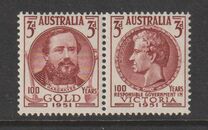 [The 100th Anniversary of the Discovery of Gold in Victoria & The 100th Anniversary of the Self Governance in Victoria, type DE]