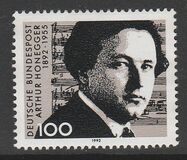 [The 100th Anniversary of the Birth of Athur Honegger, Composer, tip AZQ]