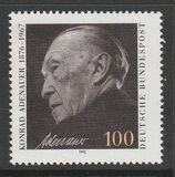 [The 25th Anniversary of the Death of Dr.Konrad Adenauer, Federal Chancellor, type AZV]