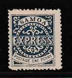 [Express Stamps - Line Above "X" Roughly Retouched. Upper Right Serif of "M" Bends Down to Dot, type A11]