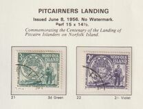 [The 100th Anniversary of Landing of Pitcairners on Norfolk Island, type H]