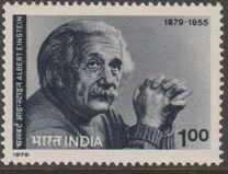 [The 100th Anniversary of the Birth of Albert Einstein, Physicist, type WJ]