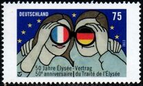 [The 50th Anniversary of the Élysée Treaty - Joint Issue with France, type CWY]